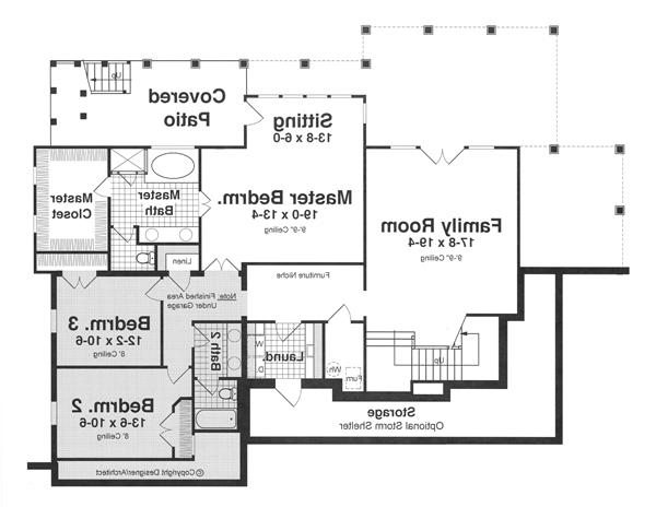 Lower Level image of AVERY II House Plan